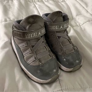 Nike Jordan 11 Retro Cool Grey 378040-001  Baby Shoes Size 7c